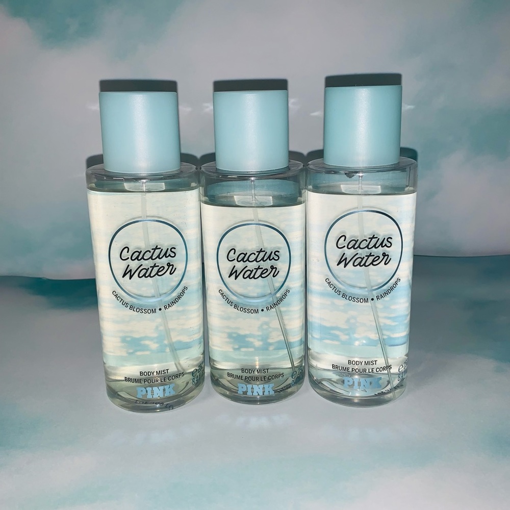 3 Cactus Water Body Mists from PINK